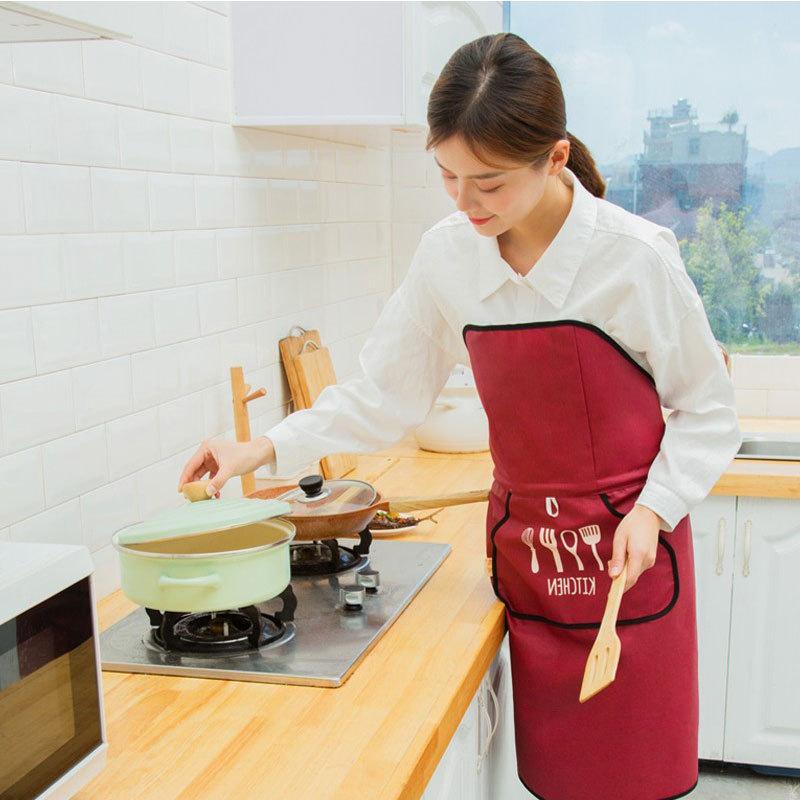 Korean Style Auto No-Tie Apron - Tech Accessories Logo recension och pris