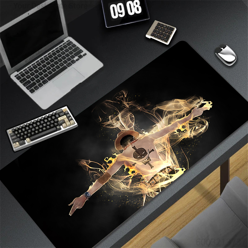 Mouse Pad Flame Anime Ace Mous - Tech Accessories For Office Desk recension och pris