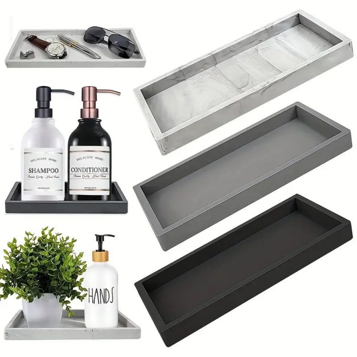 Multi-Purpose Silicone Desk Tr - Tech Accessories For Office Desk recension och pris