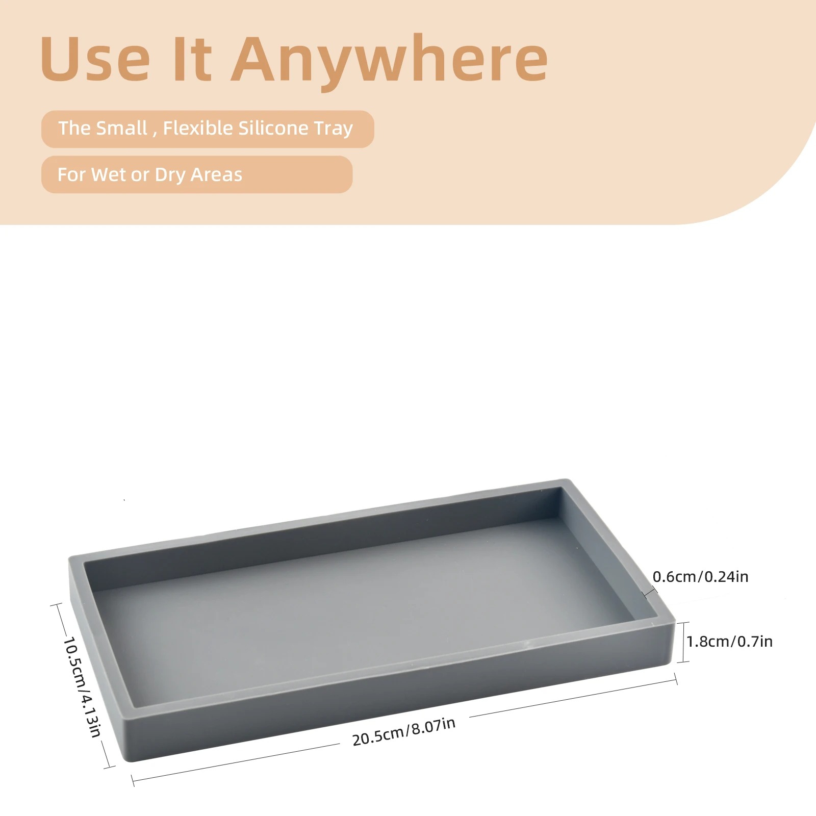 Multi-Purpose Silicone Desk Tr - Tech Accessories For Office Desk recension och pris