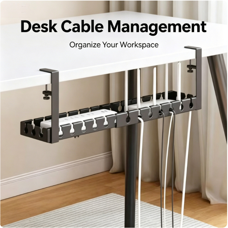 Under Table Telescopic Storage - Tech Accessories For Office Desk recension och pris