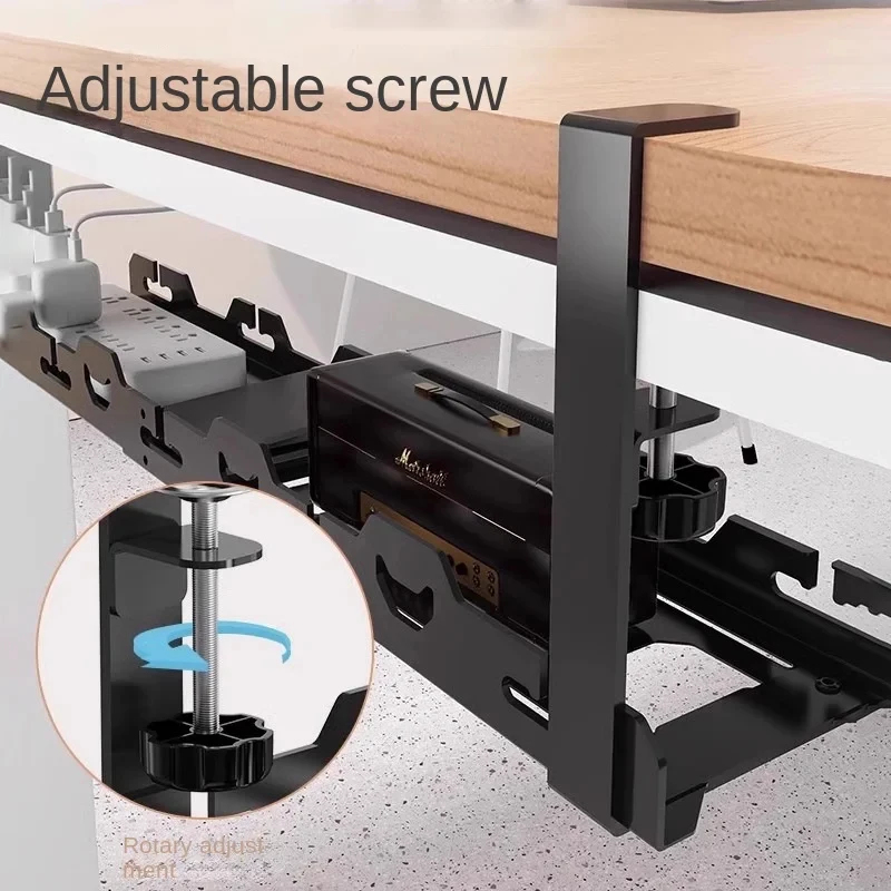 Under Table Telescopic Storage - Tech Accessories For Office Desk recension och pris