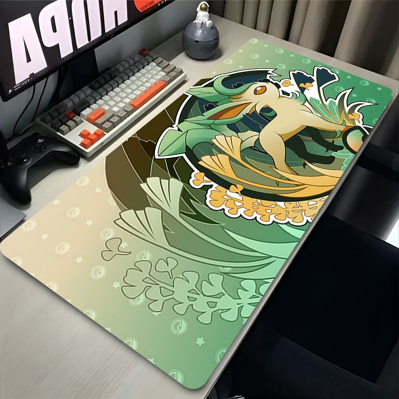 Mouse Pad Gamer P-pokemon Leaf - Tech Accessories For Office Desk recension och pris