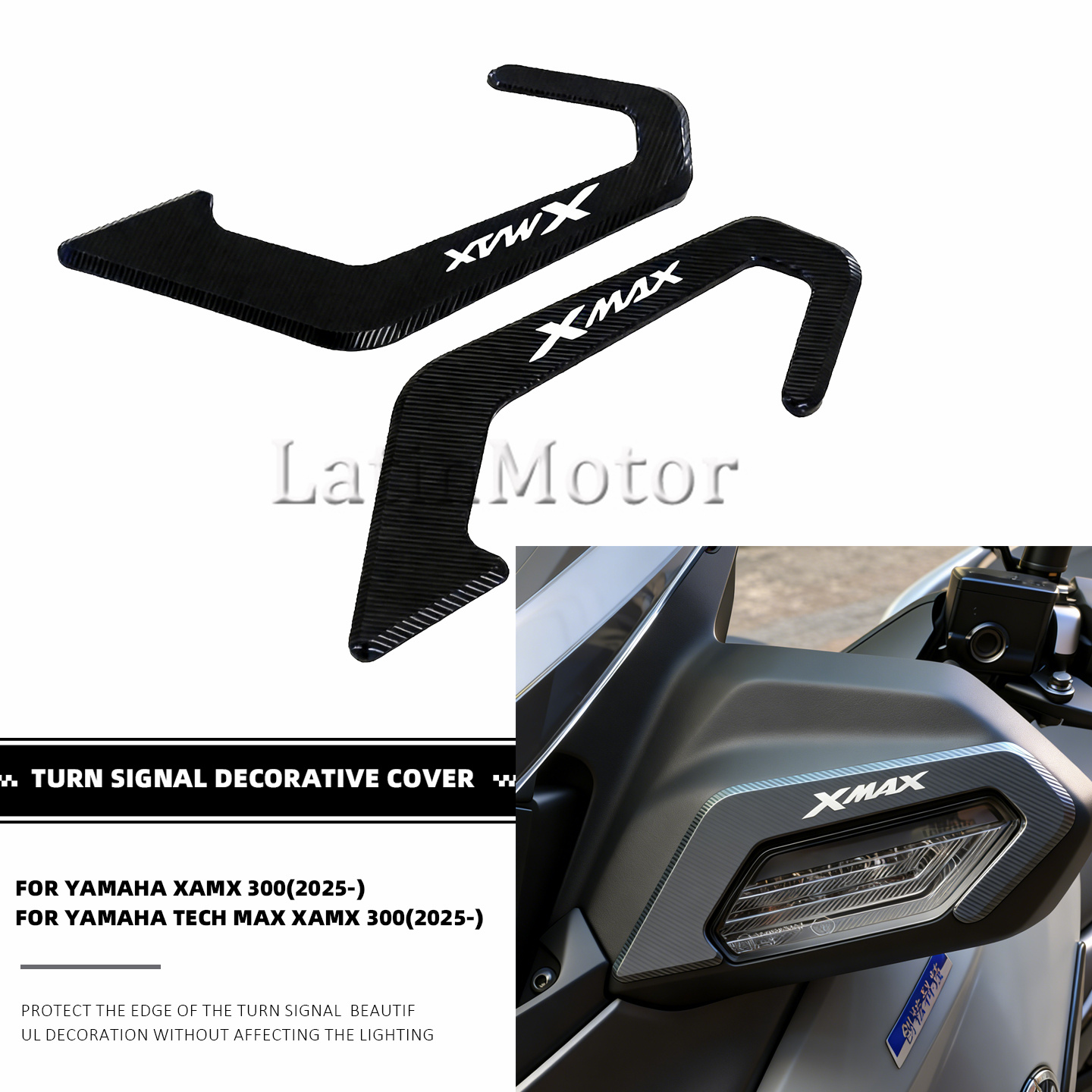 For Yamaha XMAX300 XMAX TECH M - Tech Lighting Accessories recension och pris