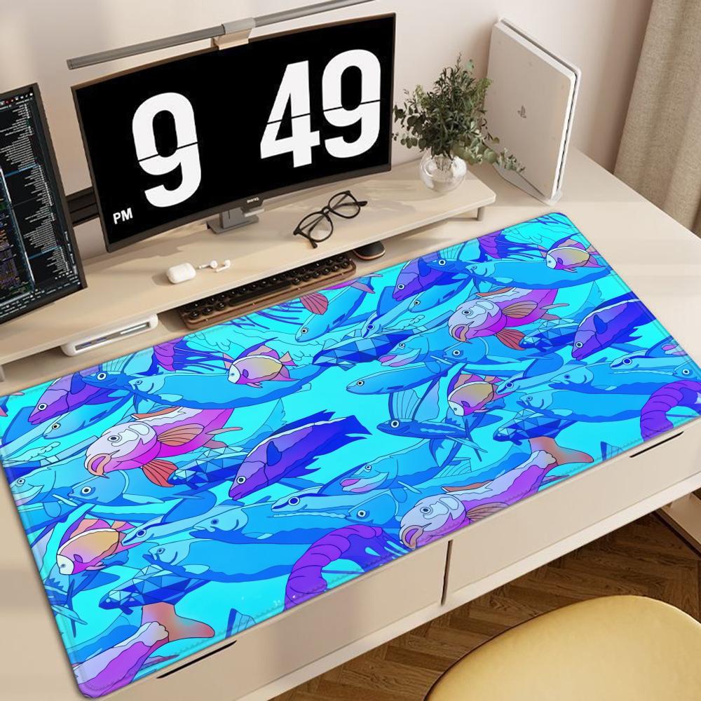 HD Printing Fish Rubber Mouse  - Tech Accessories For Office Desk recension och pris